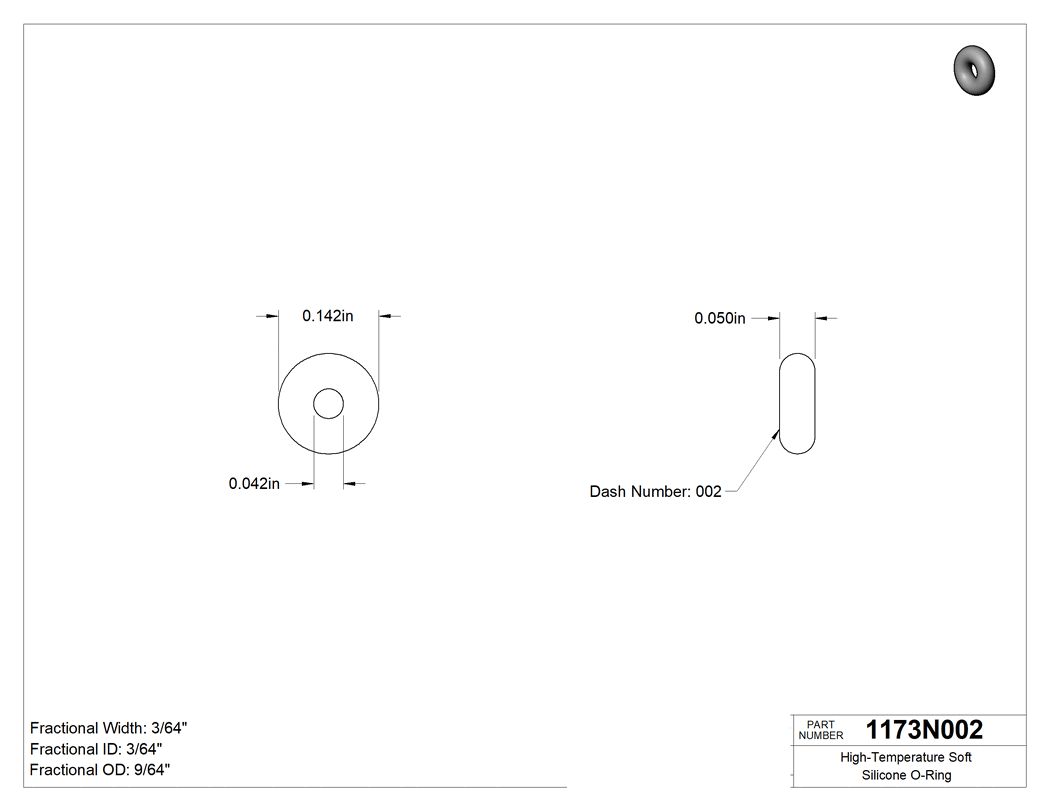 Technical drawing - 1173N002